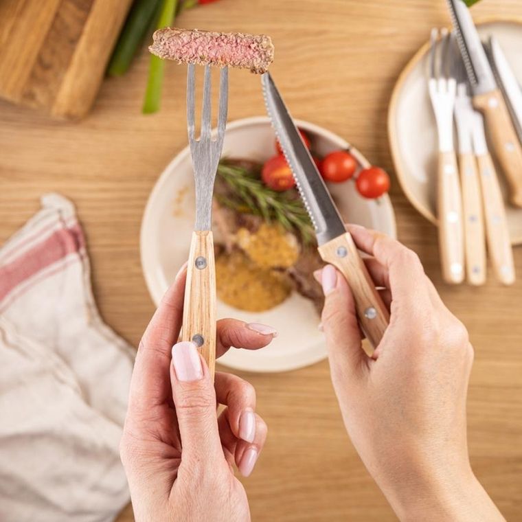 Klausberg, zestaw sztućców do steków, 8 sztuk, kb-7976