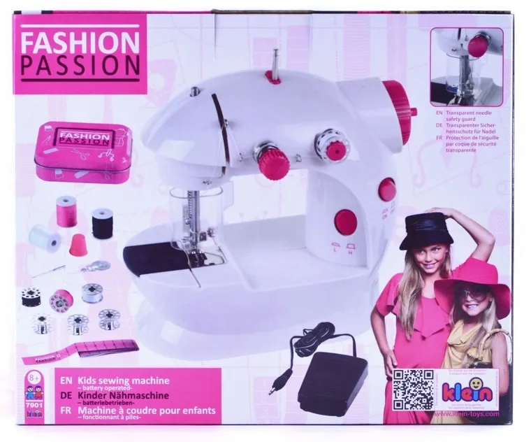 Klein, maszyna do szycia dla dzieci i akcesoria