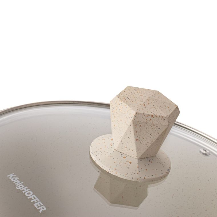Könighoffer, Corte, zestaw garnków marmurowych na indukcję, 8 elementów