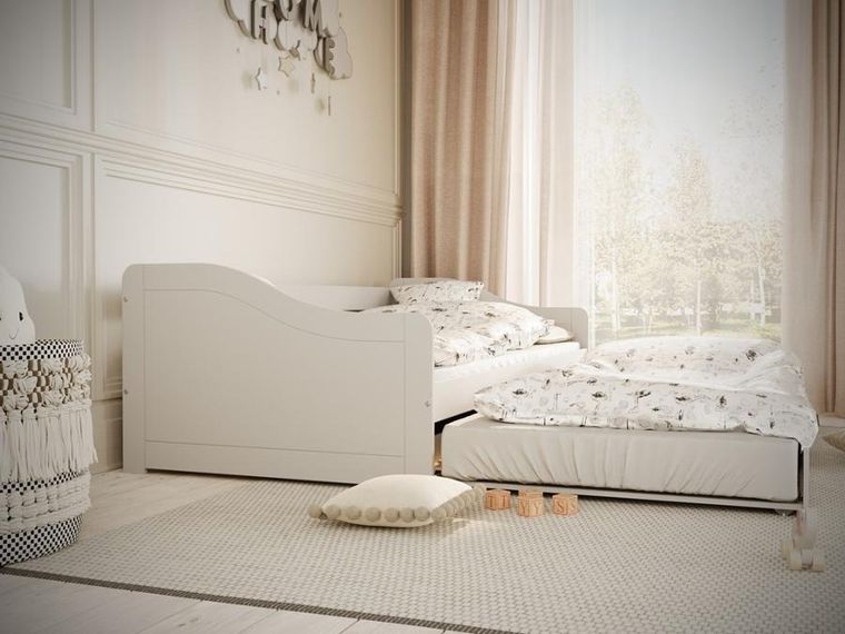 Kocot Kids, Blanka, łóżko, białe, 90-200 cm