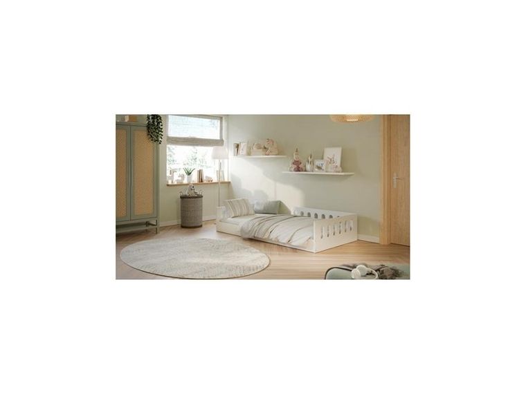 Kocot Kids, Timon, łóżko, białe, 80-160 cm