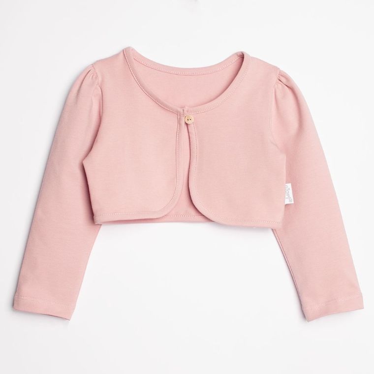 Komplet dziewczęcy, Sukienka, Bolerko, różowy, Nicol