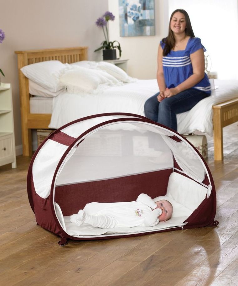 Koo-di, łóżeczko turystyczne Pop Up Bubble Cot, bordo