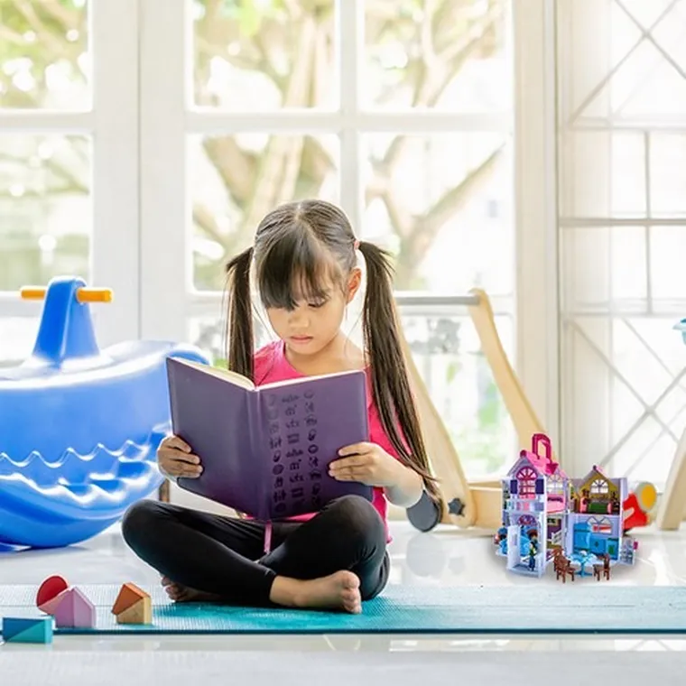 Kruzzel, domek dla lalek z akcesoriami