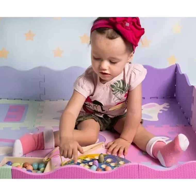 Kruzzel, Łowienie rybek, drewniana gra zręcznościowa