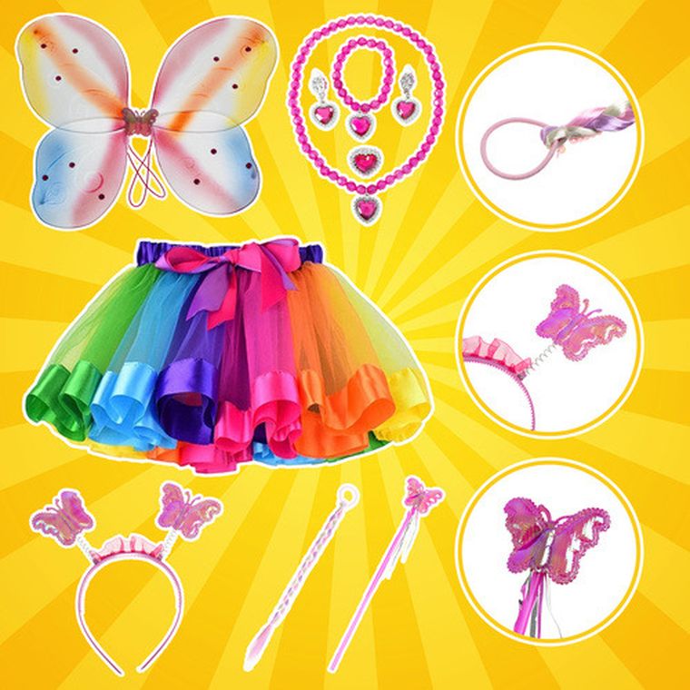 Kruzzel, strój dla dzieci, motylek, 6 elementów