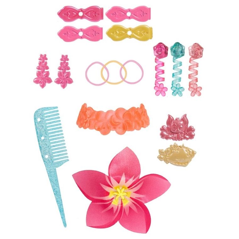 Księżniczka Disneya, Vaiana, Moana, głowa do stylizacji włosów z akcesoriami