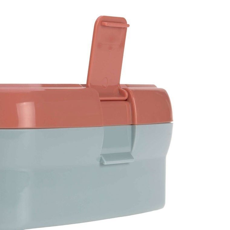 Lassig, About Friends, zestaw na lunch: lunchbox + tritanowa butelka, lis, 460 ml