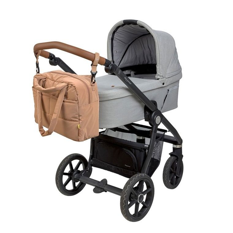 Lassig, Green Label, Everyday, torba dla mam z akcesoriami, almond