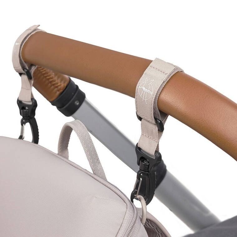 Lassig, Slender Up, Green Label, plecak dla mam z akcesoriami, Taupe