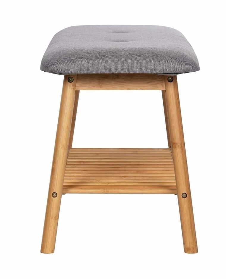 Ława do przedpokoju z półką na buty Bahrai, bambu, Sowa,