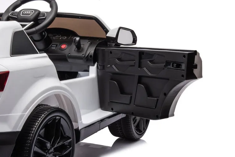 Lean Cars, Audi Q7, pojazd na akumulator, biały