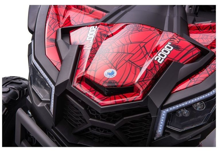 Lean Cars, Buggy, pojazd na akumulator, UTV-MX, czerwony spider