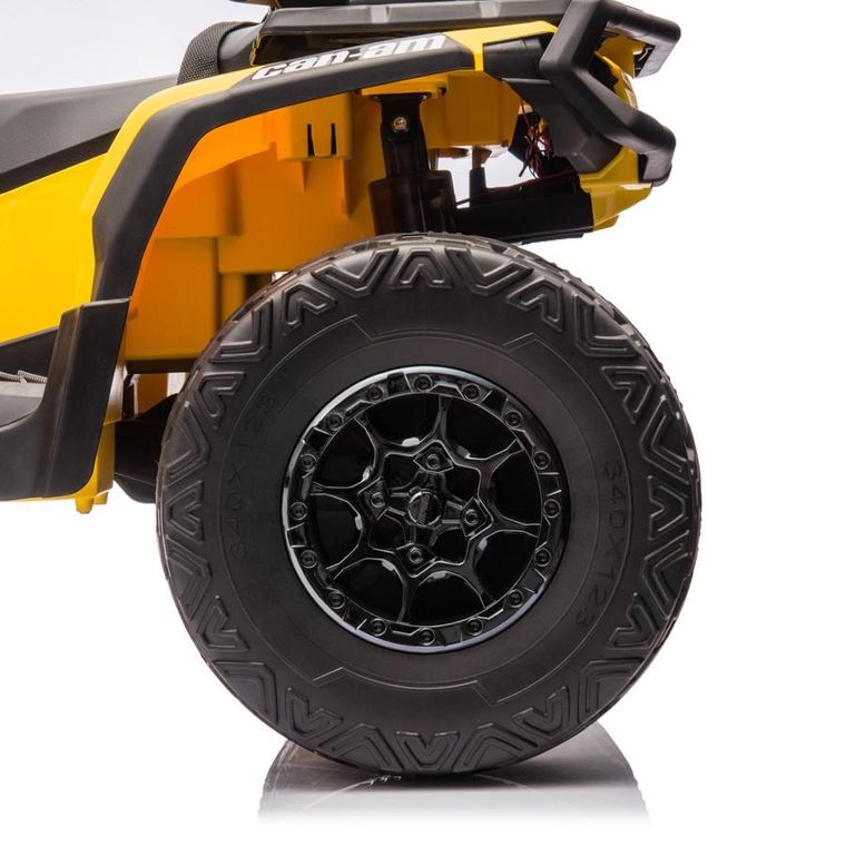Lean Cars, Can-Am Outlander 4-4, quad, pojazd na akumulator, żółty, DK-CA005