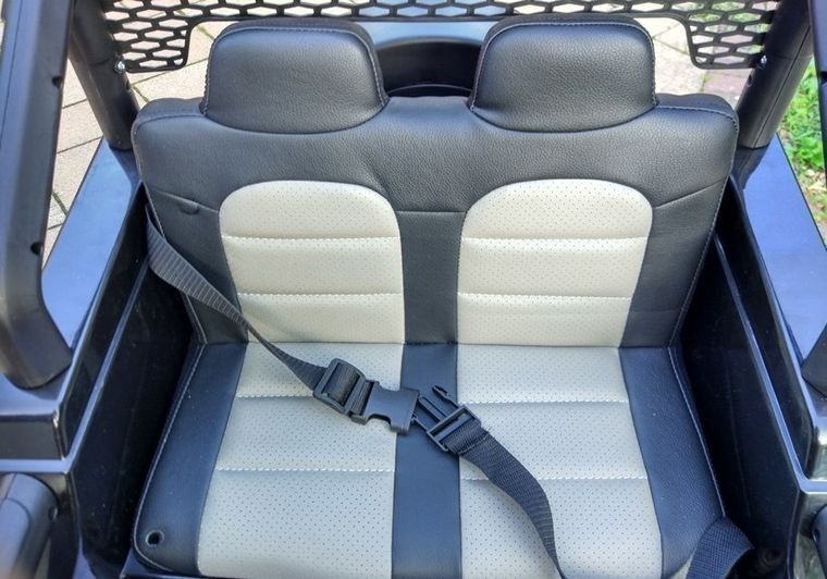 Lean Cars, Jeep, pojazd na akumulator, S2388, czarny