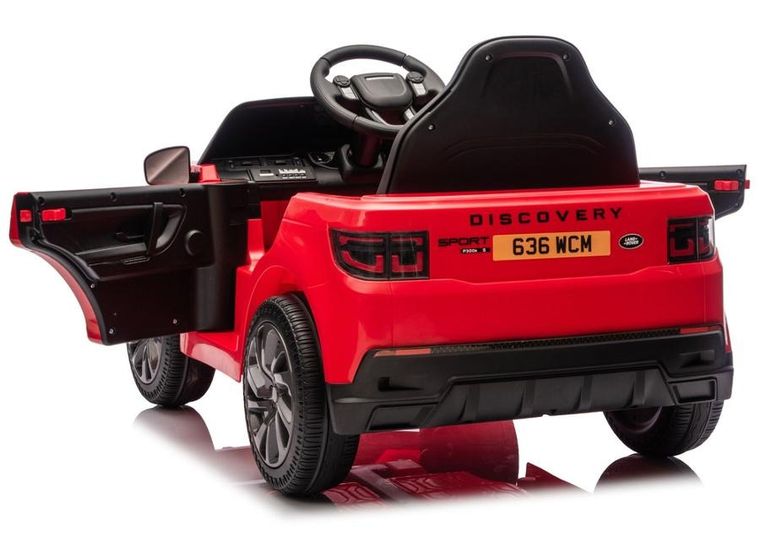 Lean Cars, Land Rover Discovery, pojazd na akumulator, DLS-K06, czerwony