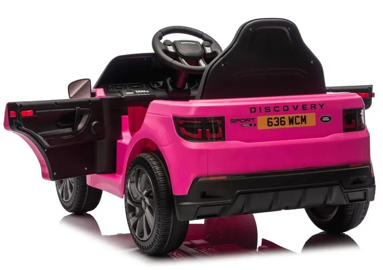 Lean Cars, Land Rover Discovery, pojazd na akumulator, DLS-K06, różowy