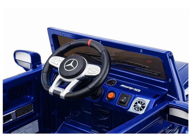 Lean Cars, Mercedes AMG G 63, pojazd na akumulator, niebieski lakierowany