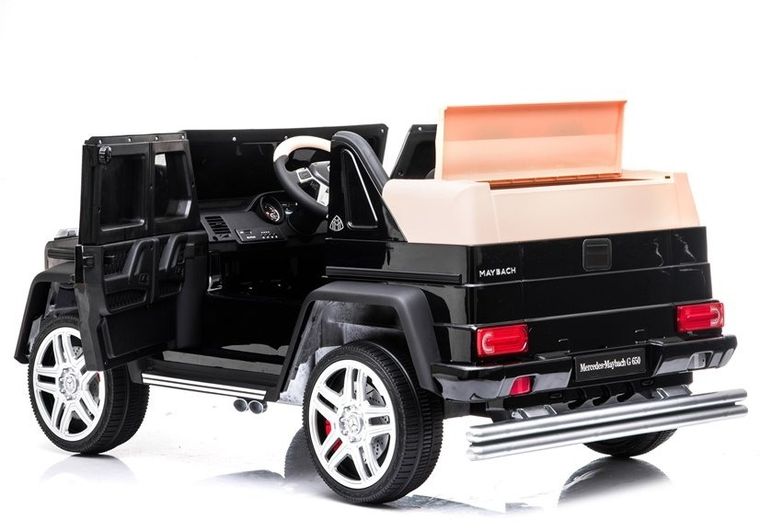 Lean Cars, Mercedes-Benz A100, pojazd na akumulator, czarny lakierowany