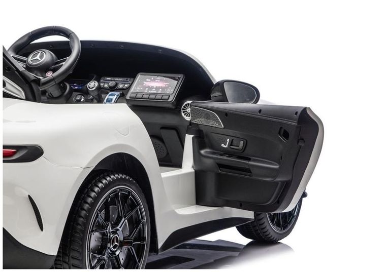 Lean Cars, Mercedes GT63 AMG, pojazd na akumulator, DK-GT63 24V LCD, biały