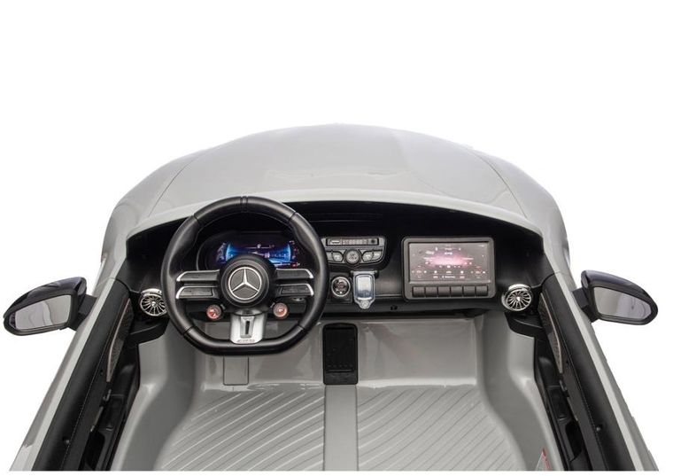 Lean Cars, Mercedes GT63 AMG, pojazd na akumulator, DK-GT63 24V LCD, jasno szary lakierowany