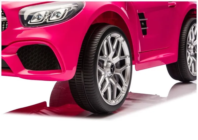 Lean Cars, Mercedes SL500, pojazd na akumulator, S506, różowy