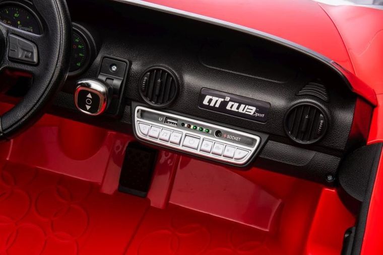 Lean Cars, pojazd na akumulator, S322 4-4, czerwony