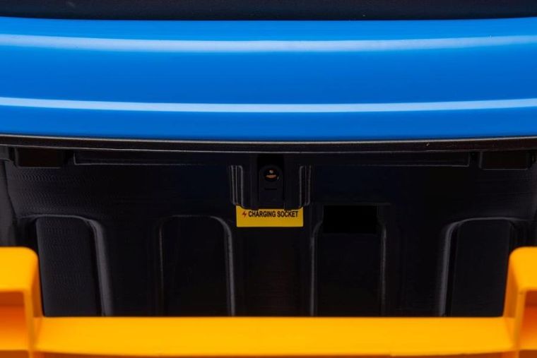 Lean Cars, traktor, pojazd na akumulator, BBH-030, niebieski