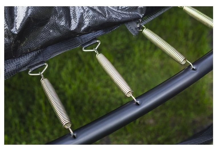 Lean Sport, Best, trampolina, 12ft, czarno-pomarańczowa