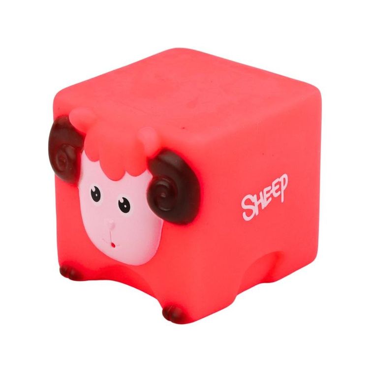 Lean Toys, miękkie klocki edukacyjne, zwierzątka, 6 szt.