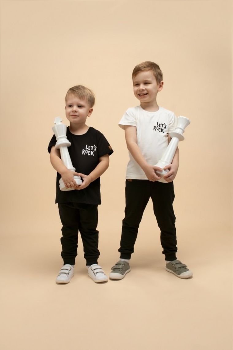 Legginsy chłopięce, czarne, Pinokio