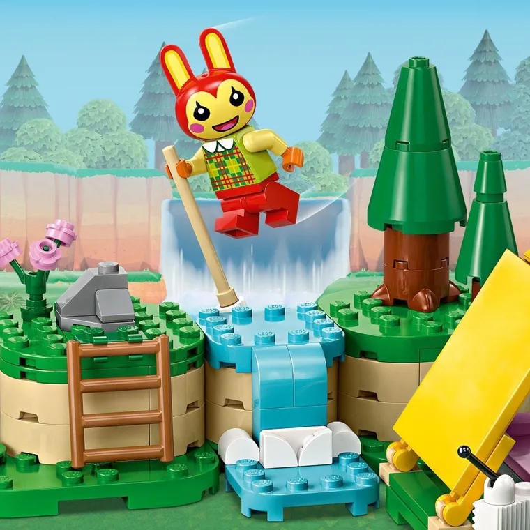 LEGO Animal Crossing, Zabawy na świeżym powietrzu Bunnie, 77047