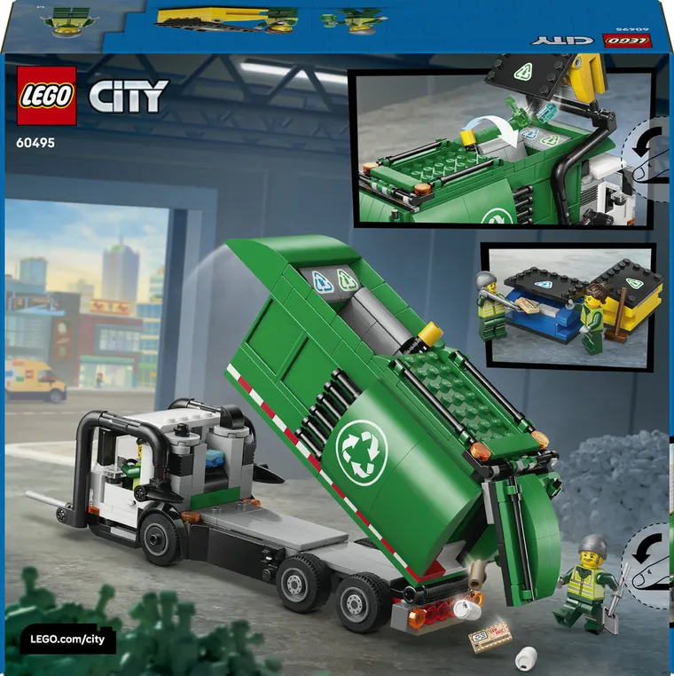 LEGO City, Ciężarówka recyklingowa, 60495