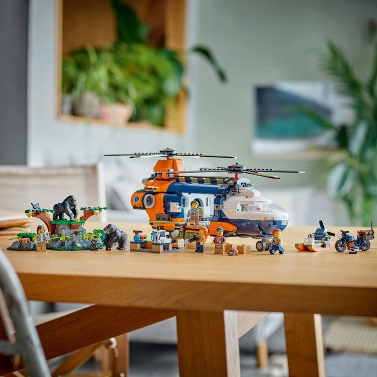LEGO City, Helikopter badaczy dżungli w bazie, 60437