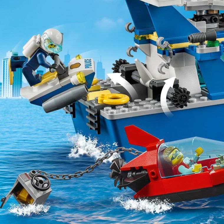 LEGO City, Policyjna łódź patrolowa, 60277