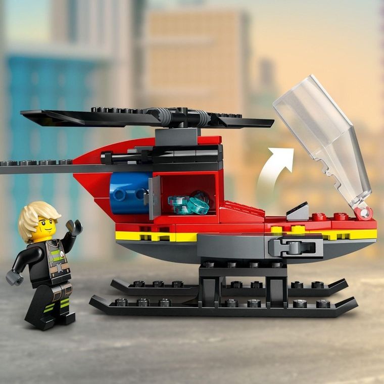 LEGO City, Strażacki helikopter ratunkowy, 60411
