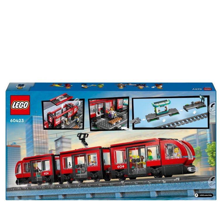 LEGO City, Tramwaj miejski ze stacją, 60423