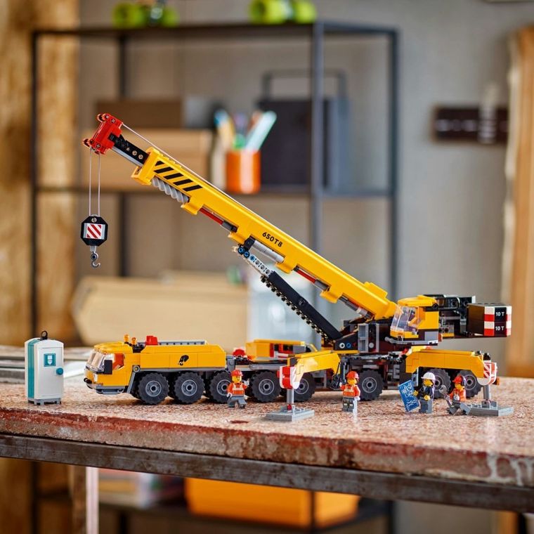 LEGO City, Żółty ruchomy żuraw, 60409