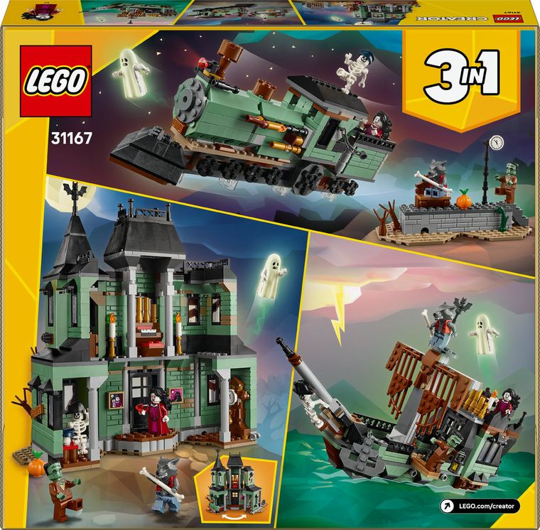 LEGO Creator 3 w 1, Nawiedzona rezydencja, 31167