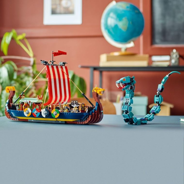LEGO Creator, Statek wikingów i wąż z Midgardu, 31132