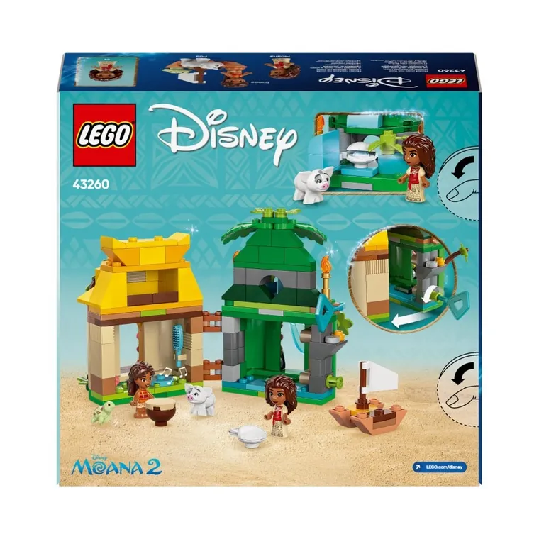 LEGO Disney Princess, Zabawy Vaiany na wyspie, 43260