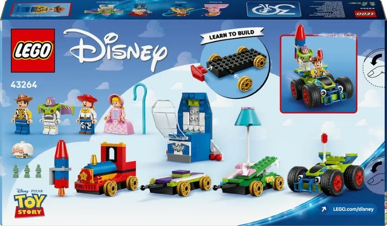 LEGO Disney, Toy Story - Okolicznościowy pociąg i Pan Sterowany, 43264