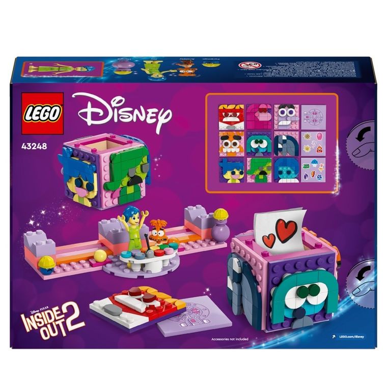 LEGO Disney, W głowie się nie mieści 2 - kostki z emocjami, 43248