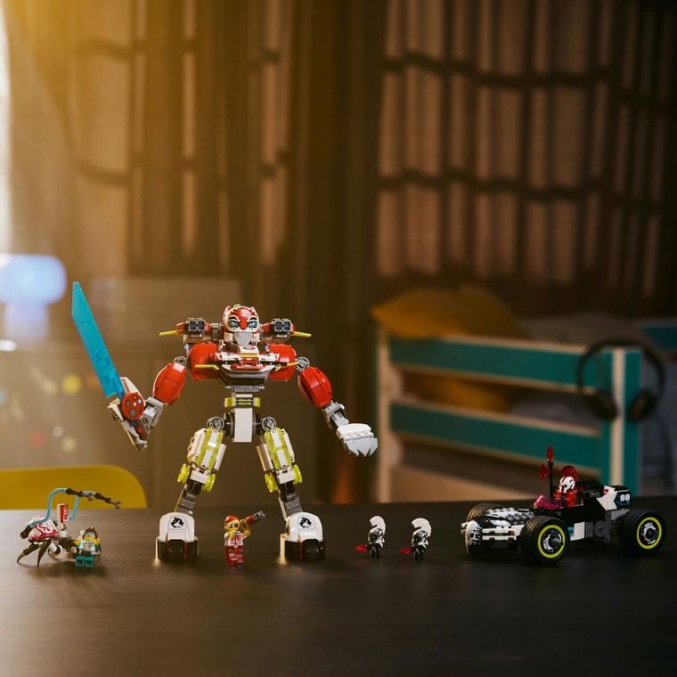 LEGO DREAMZzz, Tygrysi mech Coopera i hot rod Zero, 71497
