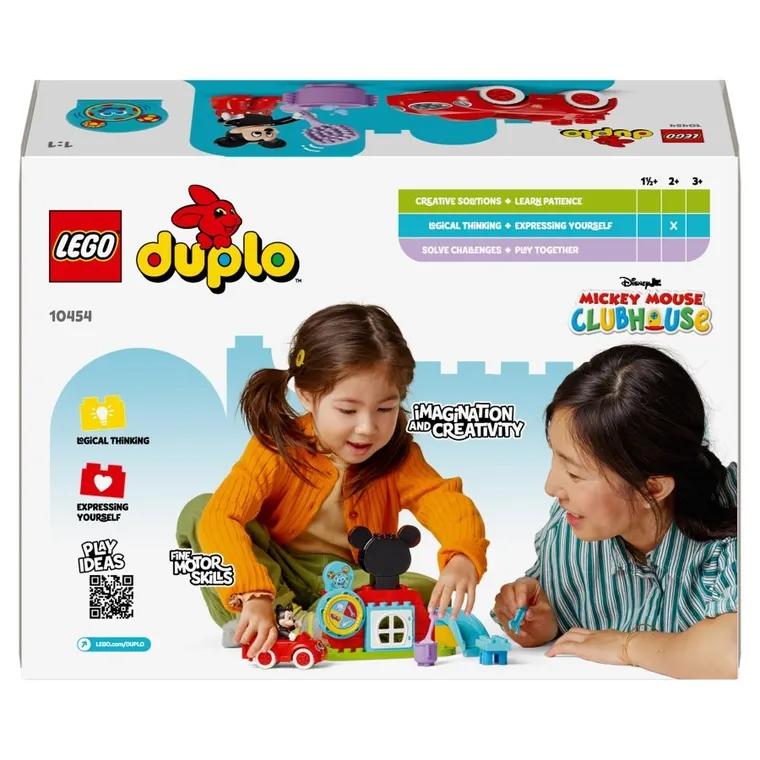 LEGO DUPLO Disney, Klub przyjaciół Myszki Miki i samochód, 10454