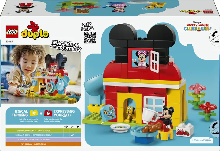 LEGO DUPLO, Klub Myszki Miki z Minnie i Pluto, 10465