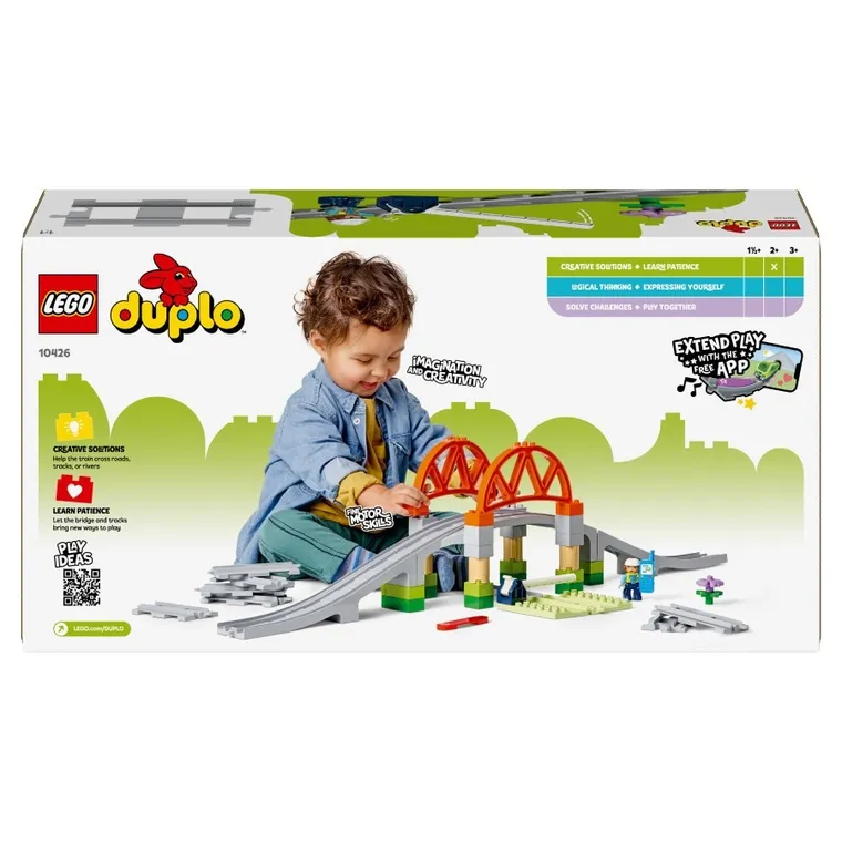LEGO DUPLO, Most i tory kolejowe - zestaw rozszerzający, 10426