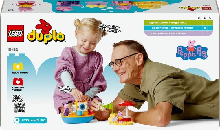 LEGO DUPLO, Peppa i rejs łodzią, 10432