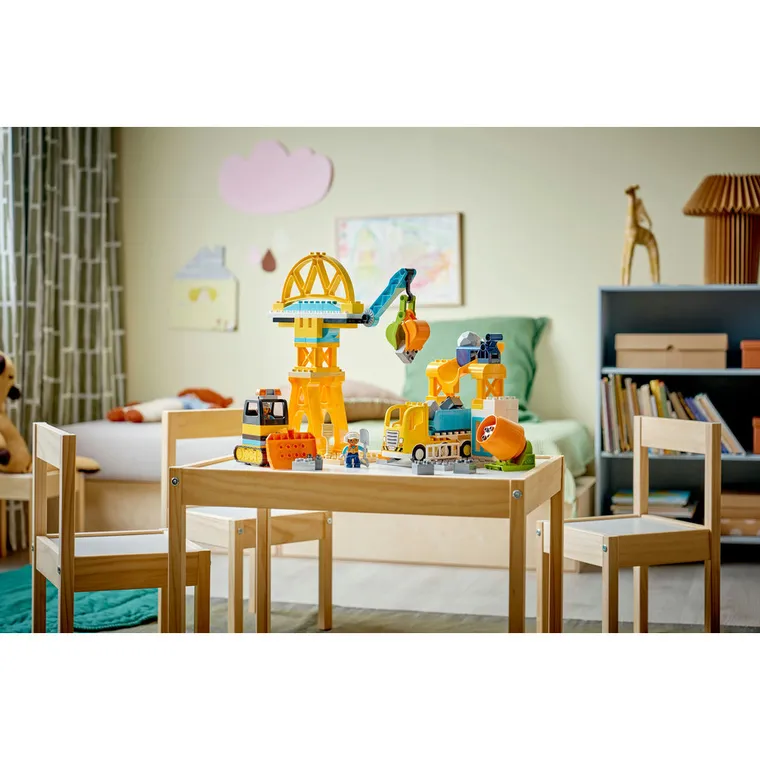 LEGO DUPLO, Plac budowy z pojazdami 3 w 1, 10476