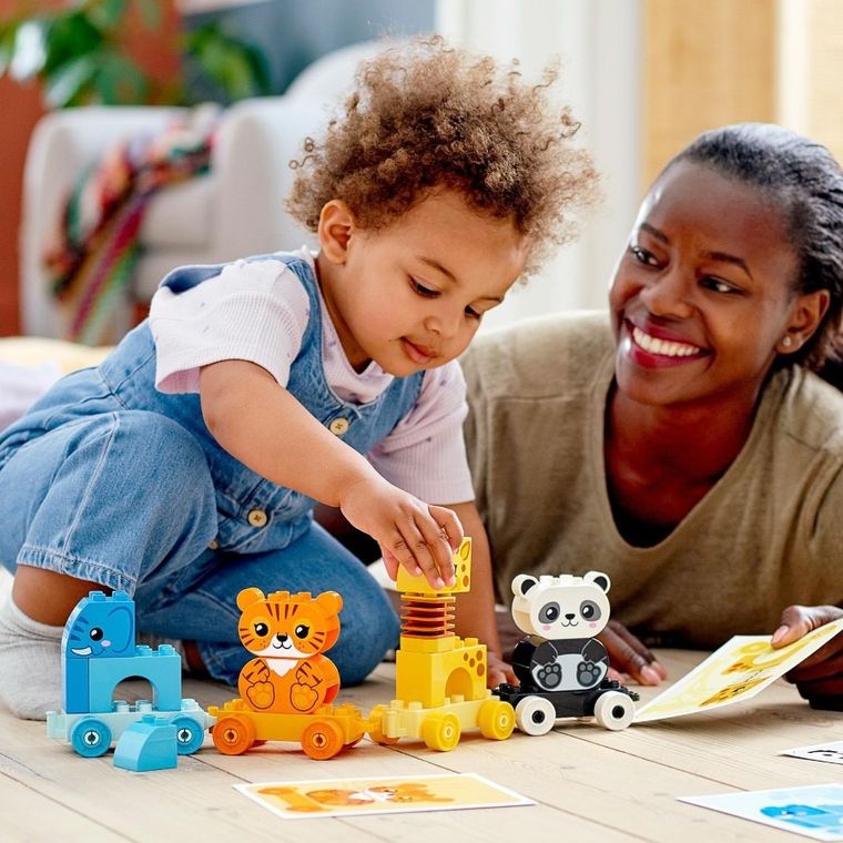 LEGO DUPLO, Pociąg ze zwierzątkami, 10955